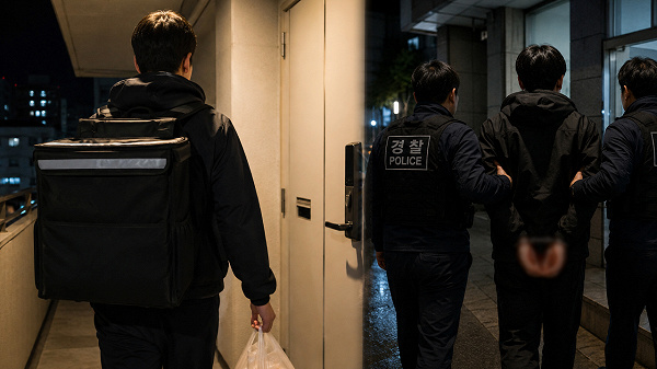 배달 나갔던 혼자 사는 여성 집 다시 찾아가 성폭행 시도한 20대