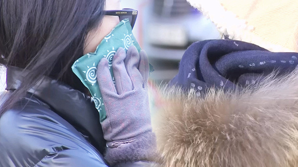 동짓날 한파 관련 날씨 이미지