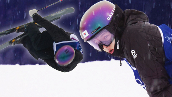 프리스타일 스키 하프파이프에 출전한 이승훈