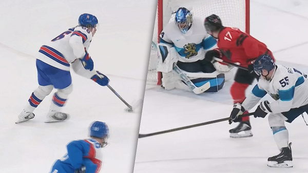 JTBC 뉴스 보도 이미지 - 미국 vs 캐나다 아이스하키 결승 관련