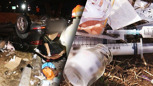 반포대교 추락 포르쉐 관련 JTBC 보도 이미지